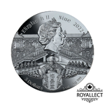 TIGER Haiyantang Zodiac Fountain 3 Oz Silver Coin 5$ Niue 2022, , large