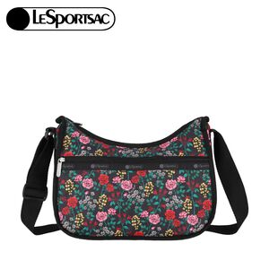 Lesportsac Classic Hobo 經典斜背包 送禮-馥郁花語