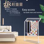 金德恩 GS MALL 台灣製造 浴室毛巾架 角落架 毛巾架 衣架 晾曬架 收納衣架 臥室收納 浴室架 浴巾架 浴室收納, , large