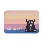 【Monster】 Soft Diatomaceous Earth Printed Mat (58x38cm) &ndash; Sunset Blossoms, , large