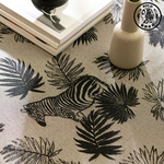  【SOLO Vintage】LCW Home 150x200cm Zebra Table Cloth Made in Turkey, , large