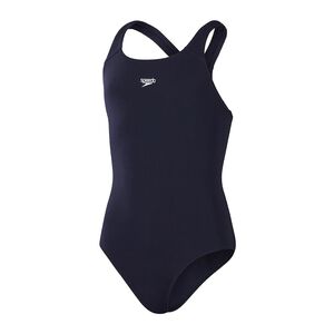 [秉宸] SPEEDO ECO ENDURANCE+ 女運動連身泳裝 耐氯 環保極速乾 深藍 SD813517D740