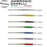 蓋瑞廚物【SANELLI 義大利 2024年新品 矽膠耐熱握柄 主廚夾 30cm 】  主廚夾 鑷子 食物夾  窄餐夾, , large