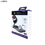 【LISEN】3-in-1 Foldable Wireless Charger 2E567 Black, , large