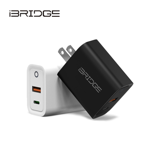 iBRIDGE PD20W雙孔快速充電器-白