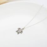 【Angel & Me】Sea Turtle s925 sterling silver necklace Christmas Birthday gift, , large