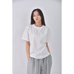(S) lativ質感白色短袖上衣二手衣, , large