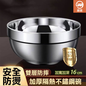 304 Stainless Steel Double-Wall Insulated Bowl