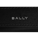 BALLY Code 經典紅白條紋尼龍腰包/黑色, , large