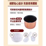 SANLUX Sanyo Taiwan 4-Cup Multifunction Microcomputer Mini Rice Cooker ECJ-04MA, , large