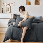 【Albert bedding】BedBag-Queen Size (100%microfiber ), 炭黑色, large
