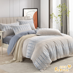 【Betrise】Take a walk with ducks | Reactive printing and dyeing 100% combed cotton thin pillowcase bed sheet set - single, , large