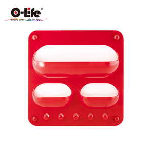 【O-Life】Magnetic wall-mounted storage F style red