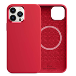 【WiWU】磁吸矽膠手機殼 iPhone13 Pro Max-紅色, , large