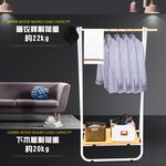 金德恩 GS MALL 台灣製造 折疊吊掛衣帽架 衣帽架 毛巾架 晾曬架 吊衣架 曬衣架 衣架 曬衣支架 折疊架 吊掛架, , large