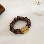 【Gulicc 】古莉可 髮圈 韓版金屬長方花朵髮圈, , large