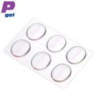 【GelSmart吉斯邁】凝膠足部舒適貼-6片裝(避免穿鞋咬腳、摩擦不適、PU-UG8102), , large