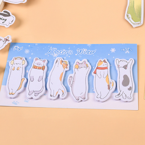Meow Through Seasons Sticky Notes