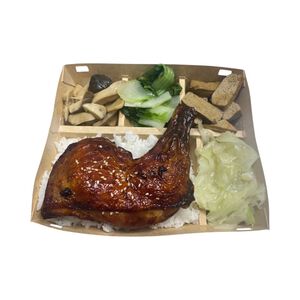 美安大會-烤雞骨腿便當