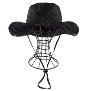 防潑水經典遮陽帽-黑色
