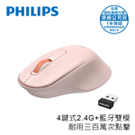 PHILIPS Bluetooth and 2.4GHz Wireless Mouse-SPK7448PK, , large