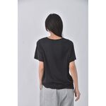 (M) habibi質感運動黑色短袖上衣二手衣, , large