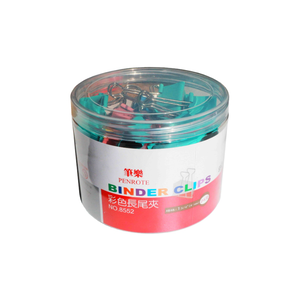 【PENROTE 筆樂】8552 #2彩色長尾夾