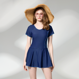 MONINA MIT  girls slim one-piece swimsuit -M