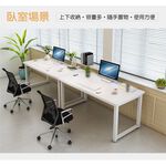 【AOTTO】簡約款鋼木書桌-120CM(FT-026), , large