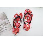 『限時優惠』[巴拉娜巴西人字拖專賣店]中壢實體店面 Havaianas SLIM DISNEY米妮 哈瓦仕 夾腳拖/人字拖鞋 黑紅帶沙灘 海灘, , large