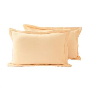 [CINN Far‑Infrared] Nano FIR Brushed Pillowcases – Coral Pink (2‑Pack)