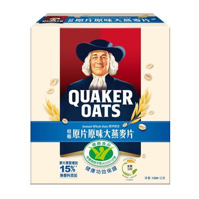 桂格原片原味大燕麥片1200g