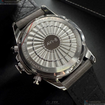 [星晴錶業]新品牌手錶,46mm,AV52664寶藍色機械鏤空錶面銀錶殼深灰真皮皮革錶帶款, , large