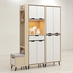 【唯熙傢俱】雷莎原木雙色5.3尺鞋櫃, , large