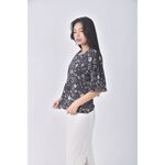 (M) uniqlo質感棉質純棉藍色短袖上衣二手衣, , large