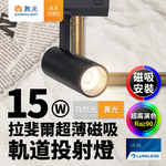 DanceLight Raphael Ultra-thin Magnetic Track Light 15W Projection Light (Yellow Light), , large