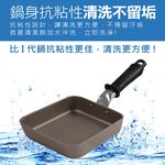 【日本Peacetar必仕達】澳洲原礦 手工鑄造 輕食系列蛋包飯鍋19cm 不沾鍋 平底鍋 煎鍋 玉子燒鍋, , large