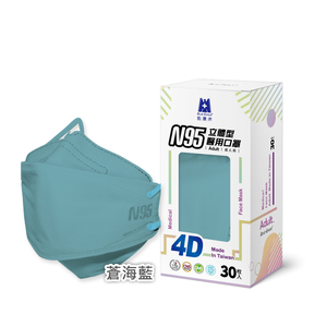 【Blue Eagle】N95 4D Adult Medical Face Mask 30 pack