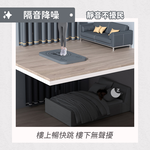 SGS certified, 12mm thickened shock-absorbing jump rope mat, super slow jogging mat, 12mm thickened/grey, , large