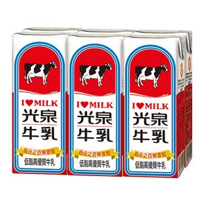 光泉低脂保久牛乳-200ml