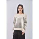 (M) most standing韓牌質感圓領杏色長袖上衣二手衣, , large
