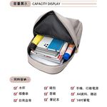 SPRING-尼龍後背包韓版時尚商務通勤後背包大容量後背包旅行後背包-多色, , large