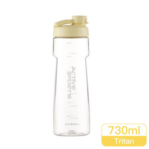 樂扣優質水壺730ml(Tritan好握)-黃色