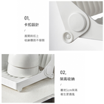 【上手家居】可折疊碗盤瀝水架-白色(碗盤架/碗盤收納/盤架/盤子收納/碗盤收納架/盤子架/盤子收納架/碗碟架), , large