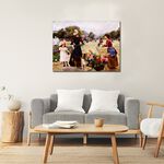【御畫房】鮮花少女 國家一級畫師手繪油畫60×80cm(VF-03), , large