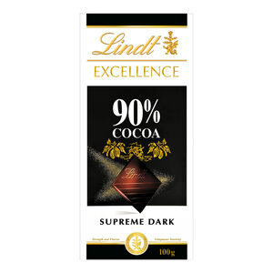 瑞士蓮 極醇系列-90％巧克力片 100g