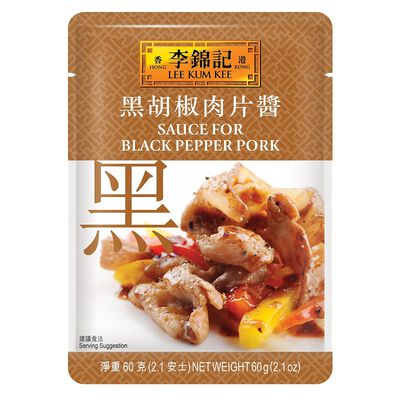 李錦記黑胡椒肉片醬60g