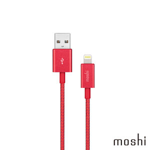 moshi Integra耐用編織線AL-1.2m(焰紅)