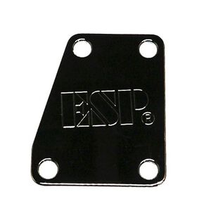 ESP NECK PLATE ESP BK 琴頸背板蓋【敦煌樂器】