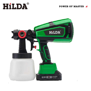 【HILDA】希爾達電動工具 21V 單電 充電式 噴漆槍 一鍵啟動控制,  【HILDA】希爾達電動工具 21V 單電 充電式 噴漆槍 一鍵啟動控制